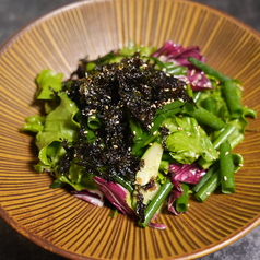 万能ネギと塩昆布のチョレギサラダ
