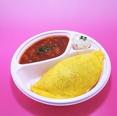 モツァレラチーズのトマトソースオムライス