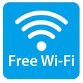 とっさの時にも使えるFree wifiのご用意もございます！お気軽にご利用ください！