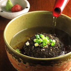 黒ぱら海苔の出汁茶漬け