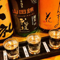 種類豊富な日本酒を堪能できる！