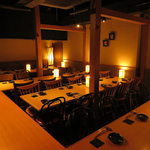 大人数向けの宴会個室もご用意◎フロア貸切最大30名様、お店丸ごと貸切は最大70名様まで可能です♪