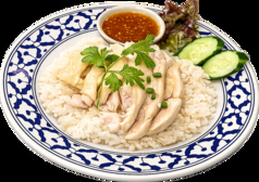 カオマンガイ(蒸し鶏のせ炊き込みご飯)