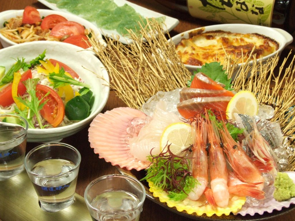 仕入れにもこだわる厳選素材を使った美味しい料理の数々。自慢の魚介は鮮度が違います！