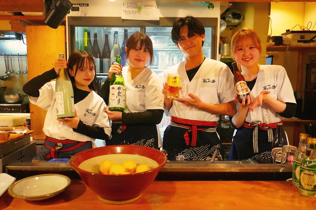 仙台をはじめ全国各地の銘酒の中から、魚に合う味わいのお酒を抜群のサービスでご提供！