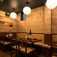 くつろげるお席もあり