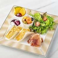 【優雅な朝に】スパークリングも選べるモーニングセット