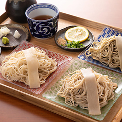 三種盛蕎麦 (幌加内・常盤秋・会津のかおり)