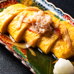 かにあんかけだし巻き