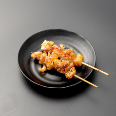 鶏皮串二本