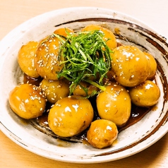 新じゃがみそ炒め