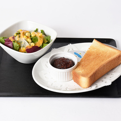 厚切り小倉トーストセット（ハーフ）