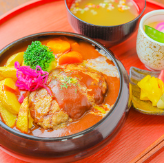 煮込みハンバーグ重