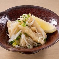 軟骨の唐揚げ　葱まみれ