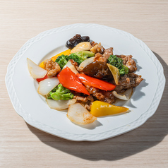 オイスターソース牛肉炒め