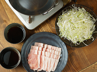 豚しゃぶや季節のお刺身盛り合わせなど大満足なコース◎