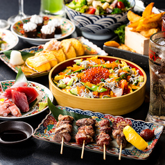 【丁寧に焼き上げる、当店自慢の串焼き】