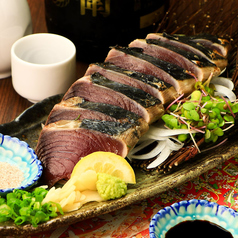 脂かつおの藁焼き