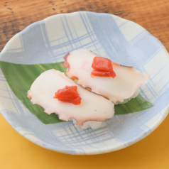 タコ　梅肉　二貫