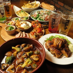 お酒に合う料理をご提供。