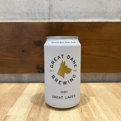 GREAT DANE BREWING/グレートラガー 350cc缶(宮城県 秋保)