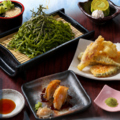 料理メニュー写真&nbsp;夏野菜天ぷら茶そば御膳