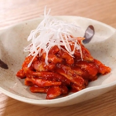 鶏皮キムチ