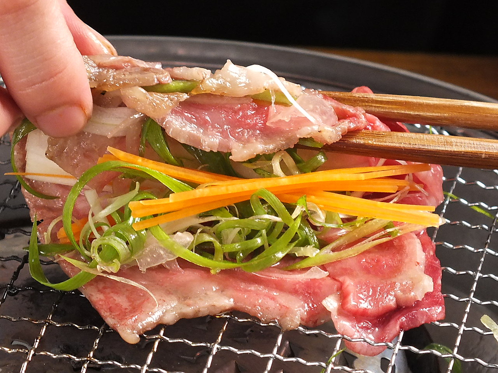 おすすめ３：神戸牛の焼きしゃぶ 鉄鍋にて 美味☆