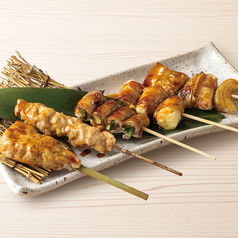 串焼き5種盛合せ(塩orたれ)