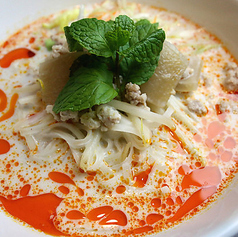 ミーカティ(ラオスココナッツミルク混ぜ麺)