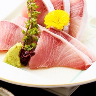 『天然寒ブリの刺身』