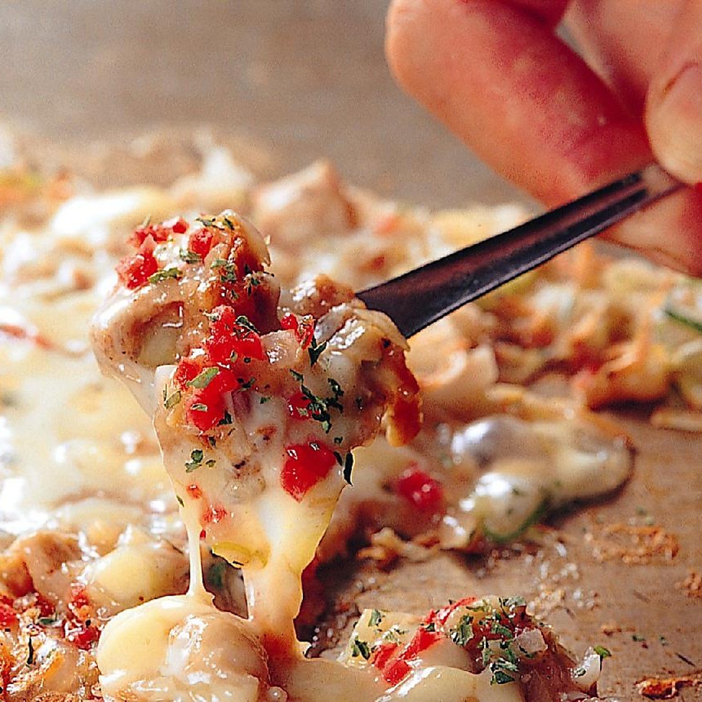 大人気☆「もんじゃ焼」はトッピングもあれこれ自由♪アツアツをヘラで焦がして…★★