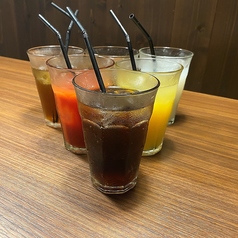 上記ソフトドリンク全て