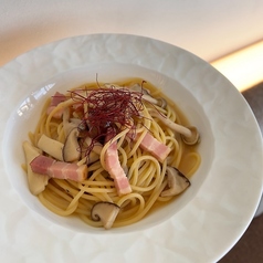 《スパゲッティ》キノコとバター醤油