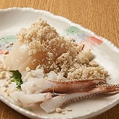 イカ刺し　山わさび
