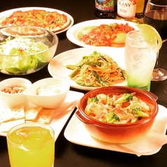 大人気！イタリアン食べ飲み放題時間無制限コース大好評