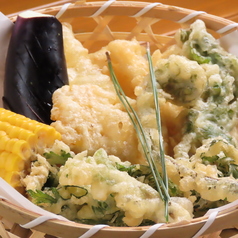 季節の天ぷらの写真