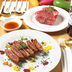 ステーキバル プラチナビーフのコース写真