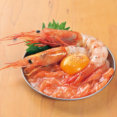 サーモン&赤エビユッケ