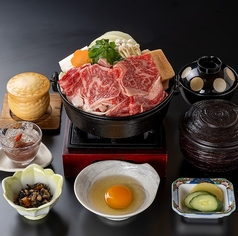 県産黒毛和牛すき焼き御膳