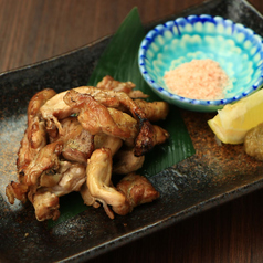 せせりの藁焼き