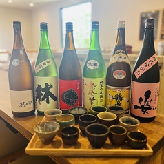 日本酒と益子焼き