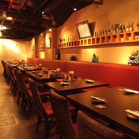 八重洲で大人気の沖縄料理屋「う～みや」が日本橋に！貸切宴会にぴったりな個室空間！