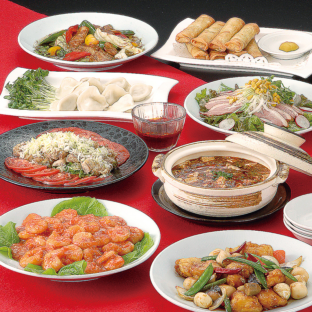 本格中華料理を堪能できる【ボリューム満点本格中華コース】☆飲み放題付きで各種宴会に最適です！ 
