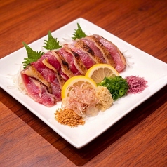 薩摩地鶏もも炙りたたき