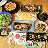 飲み放題付きコース4600円～！料理長おまかせコースも◎