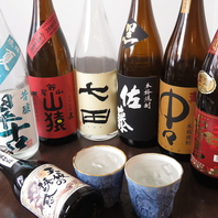 約20種！全国各地より厳選した種類豊富な日本酒◎