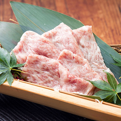 宮崎牛のレアしゃぶ刺し