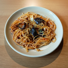 揚げナスとモッツァレラのミートソース