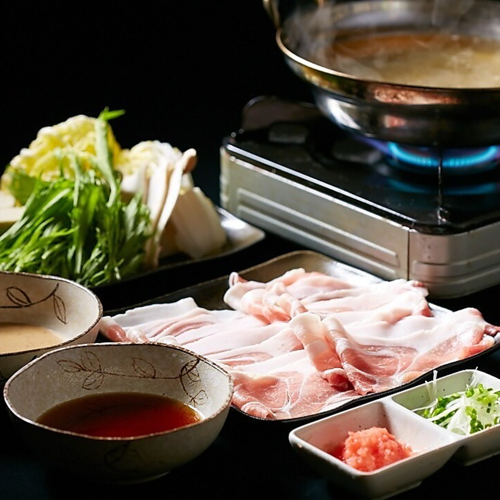 やんばる島豚あぐーのしゃぶしゃぶ！あぐーの美味さを堪能してください！